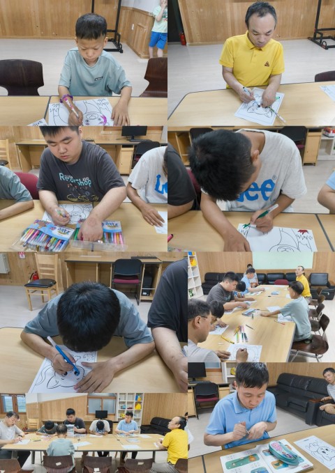 8월 12일(화) 색칠하기