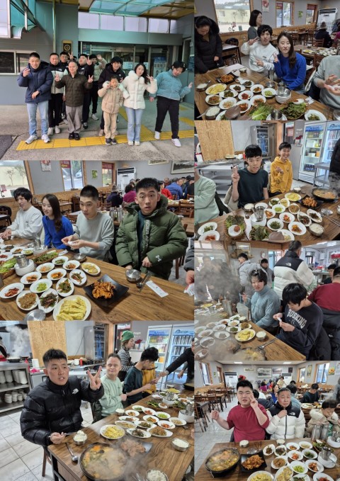 1월 10일(토) 종교활동 이용인 외식