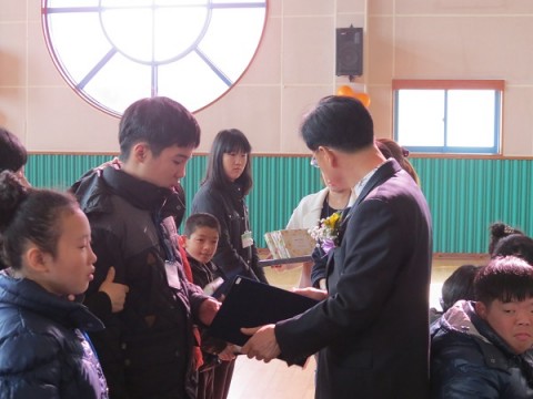 김남원 중학교 졸업식(2016.2.19)